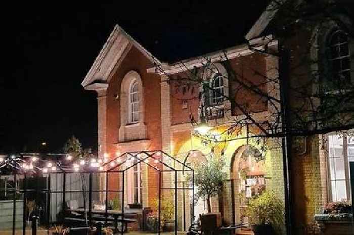 The abandoned Essex train station building that's now a hairdressers