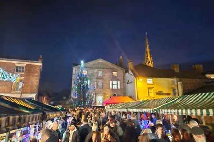 'Incredible' Christmas lights event sees North Staffordshire town packed out