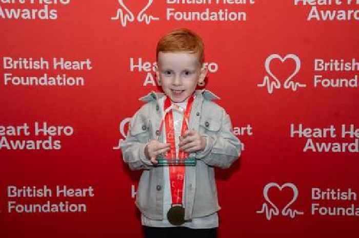 Scots boy with rare heart condition who defied incredible odds wins award