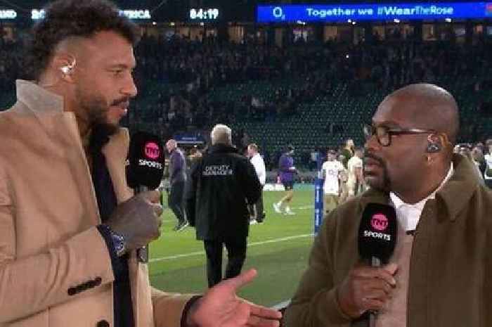 Courtney Lawes and Ugo Monye in tense live TV argument after England lose again