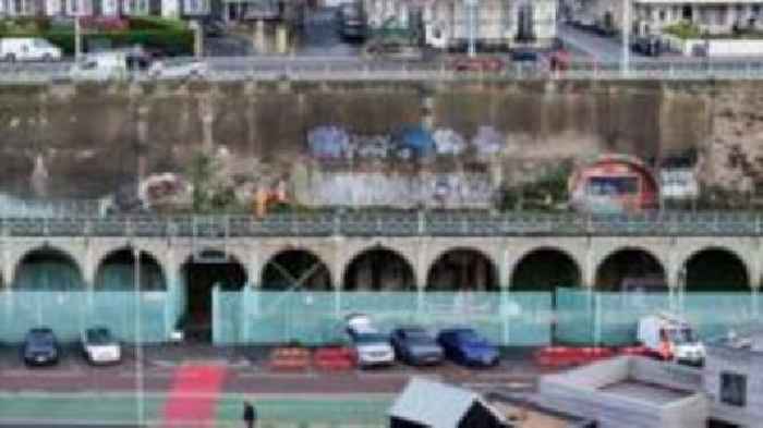 Restoration works at Madeira Terrace begins