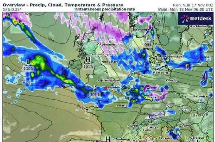 Exactly where week-long Arctic blast will hit as UK set to freeze