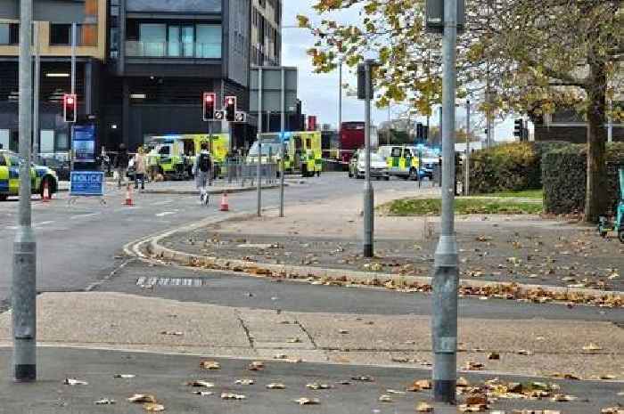 Cyclist remains in serious condition in hospital after crash near Basildon Railway Station which shut road for hours