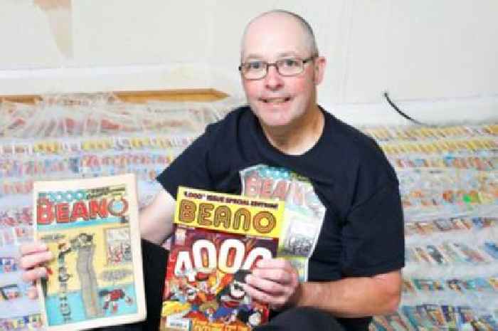 Beano superfan has thousands of comics in attic after buying every week since he was 10