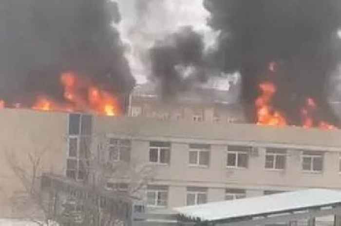 Russian hospital fire: 'People jumping out windows' to escape horror blaze