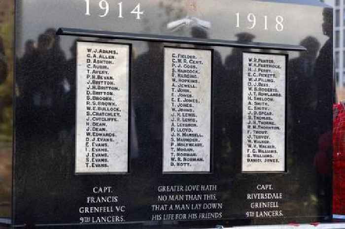 Beautiful new memorial in Swansea in honour of 70 heroic young men