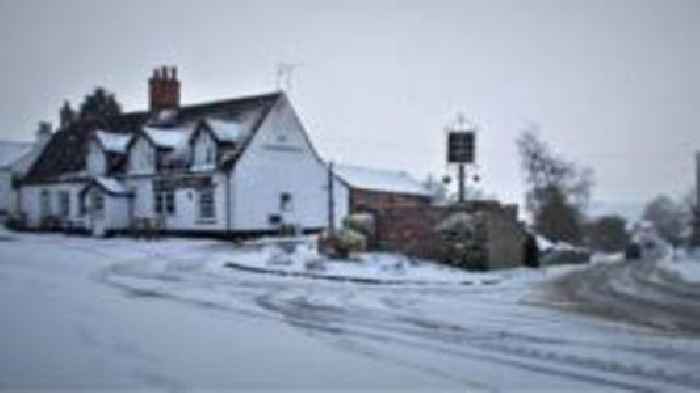 Disruption as county sees first snow of winter