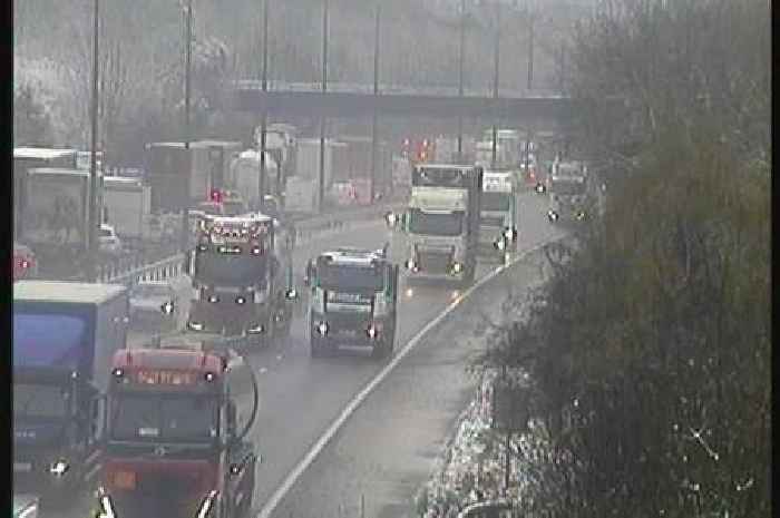 M1 live updates as traffic held following crash