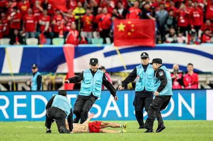 Celtic stars Maeda and Kyogo help Japan move to brink of World Cup qualification as fan storms pitch in tense China clash