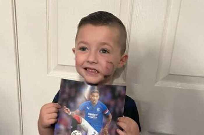 Rangers heroes send schoolboy scarred for life in XL Bully attack heartwarming letter