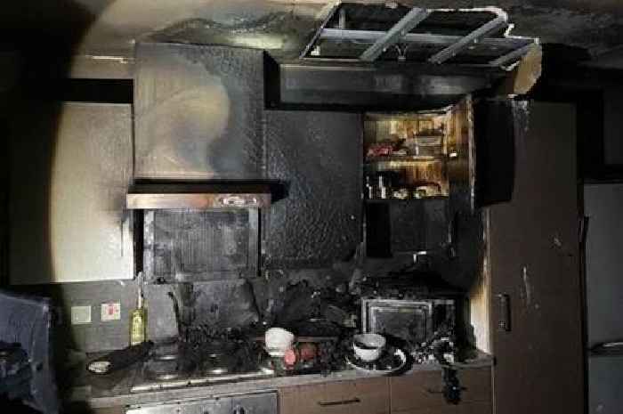 Damage to student flat revealed after firefighters manage to stop blaze engulfing entire multi-storey building