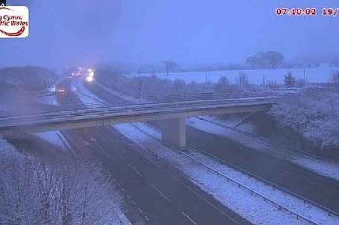 Heavy snow closes schools and block roads in Wales - live updates