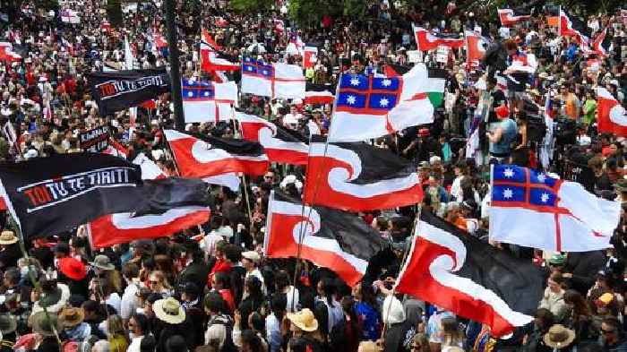 42,000 march on New Zealand's parliament in support of Maori rights