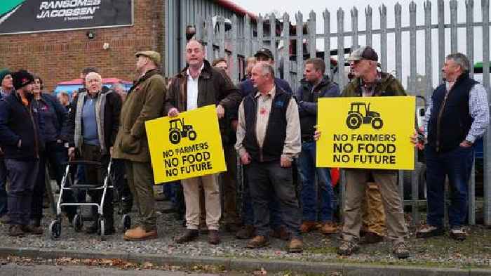 Thousands of farmers to descend on Downing Street to protest against tax changes after 'betrayal'