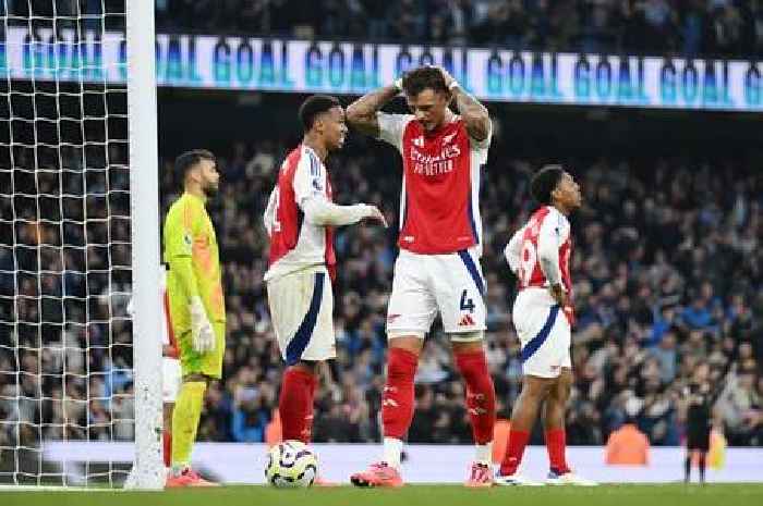 Arsenal blasted for failed title challenges and suffering 'blip' at same time as Man City