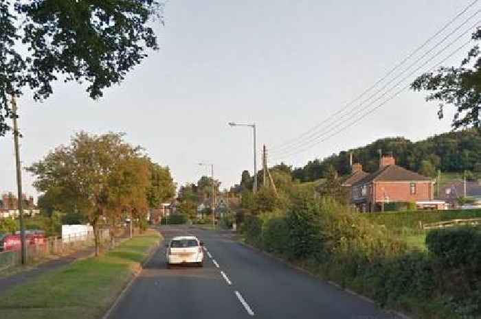 Police car in North Staffordshire smash