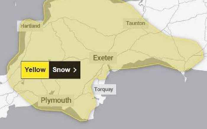 Cornwall braces for snow as Met Office issues travel disruption warning