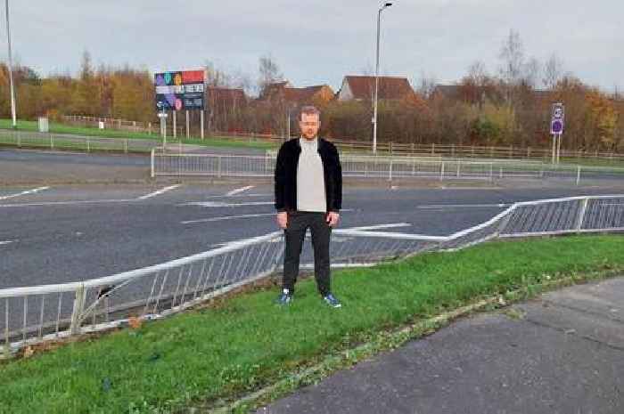 Councillor raises concern over damaged crash barriers on Ravenscraig road