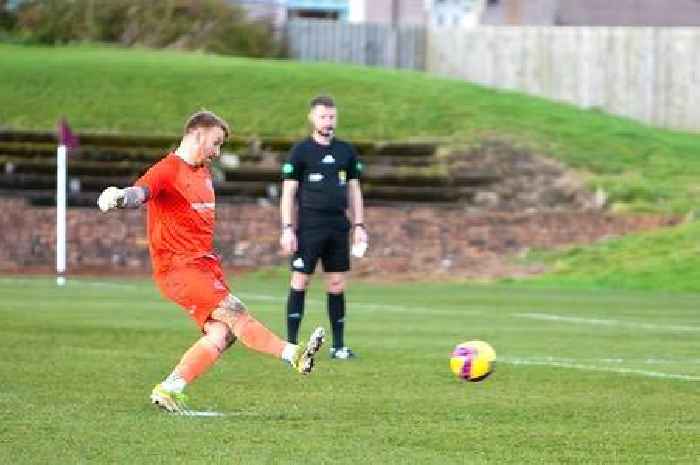 Shotts goalkeeper does late gran proud with penalty winner to sink Albion Rovers