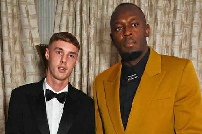 Chelsea star Cole Palmer and new girlfriend party with Usain Bolt ahead of Leicester trip