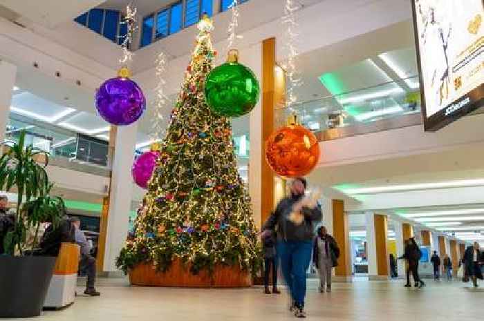 Nottingham's Victoria Centre turns back the clock with retro Christmas decorations