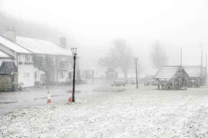 Live updates as snow set to fall across Somerset