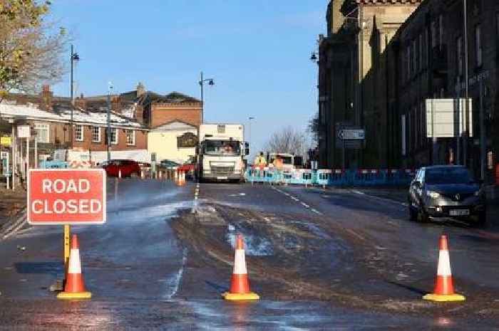 Burslem gridlock as second pipe bursts in three days to shut another road