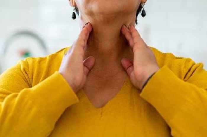 Common symptoms including sore throat and 'hot potato voice' that could be signs of cancer