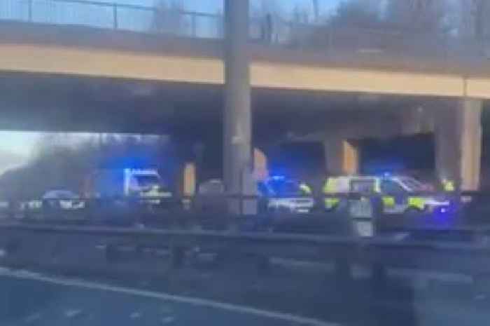 M8 crash horror as woman rushed to hospital after serious incident on motorway