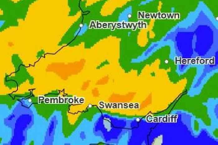 Weather maps show Storm Bert hour-by-hour forecast as Wales faces downpours