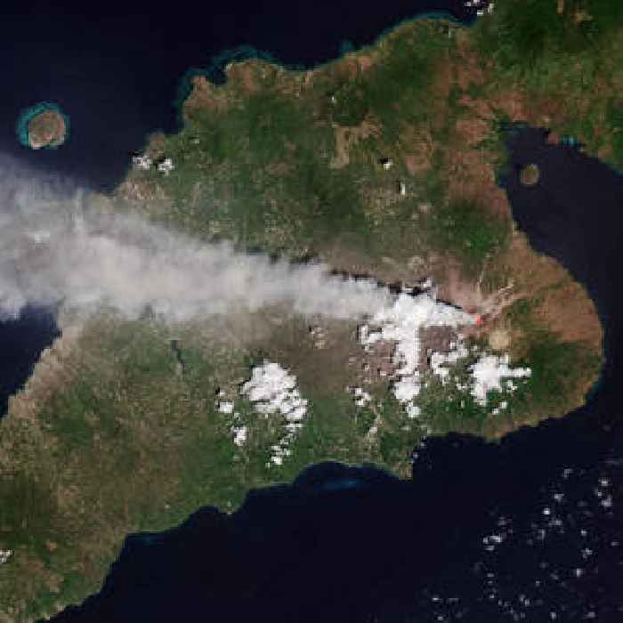 Earth from Space: ‘Angry husband’ eruption