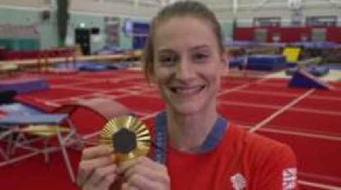 Olympic trampoline gold medallist joins the circus