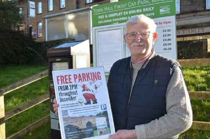 Free parking in Ashbourne, Bakewell Wirksworth and Matlock for Christmas shoppers