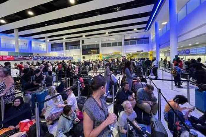 Gatwick Airport 'locked down' as passengers report 'total mayhem'