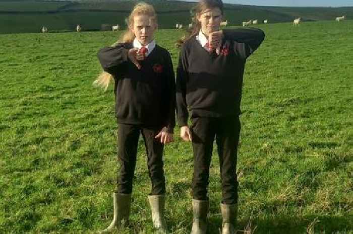 Cornwall farming mum furious after school boots out daughters for wearing wellies - then dumps them on empty farm alone