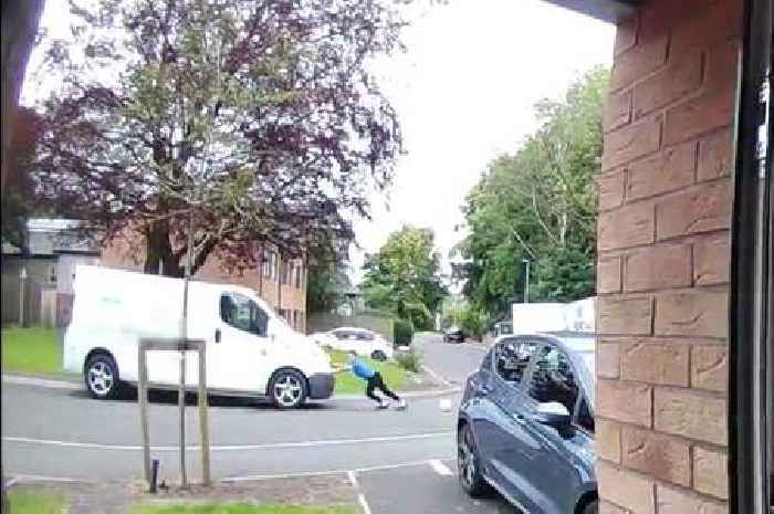 Watch 'Superhero' nine-year-old stop rolling three-tonne van with bare hands