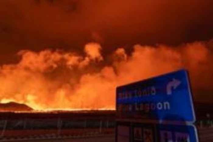 Lava engulfs Iceland's Blue Lagoon car park