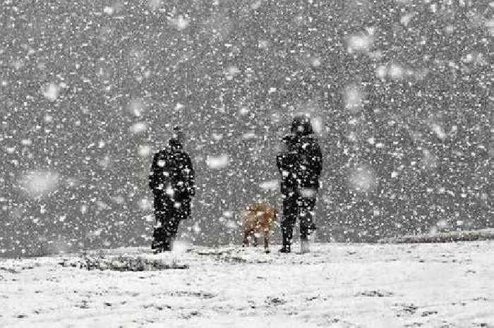 Met Office issues rare amber snow weather warning for parts of UK - see full list