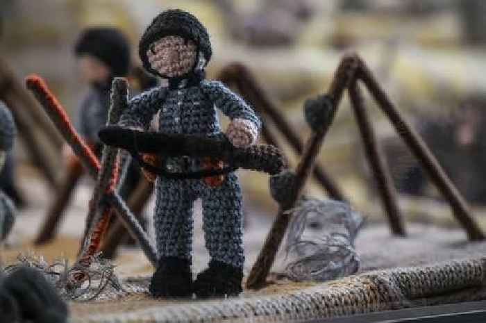 Stoke Minster hosts Second World War exhibition... made entirely of wool