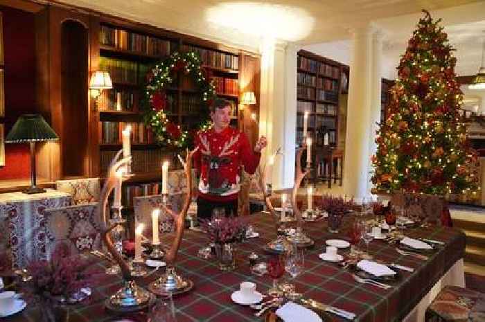 Dumfries House given festive makeover to welcome Christmas guests