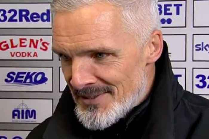 Jim Goodwin accused of Rangers dark arts as smirking Dundee Utd boss lays out kick off delay 'test of character'