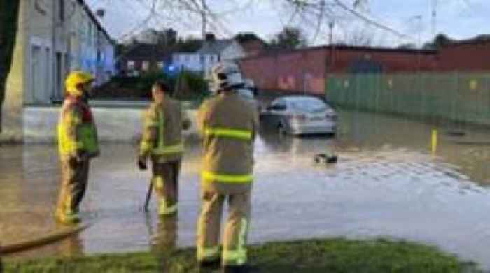 Storm Bert: Flood warnings in place after man dies