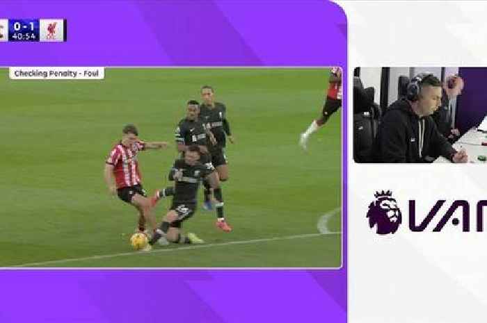 Reason why Southampton were awarded controversial penalty against Liverpool