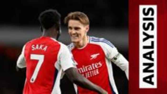 Saka & Odegaard 'telepathic' in Arsena's win over Forest