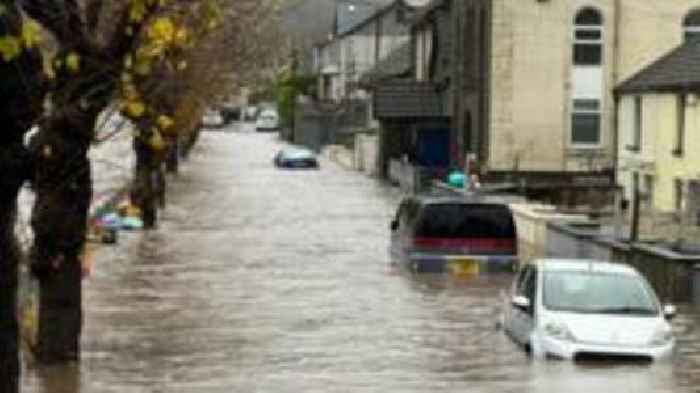 Homes and roads flooded as Storm Bert batters Wales