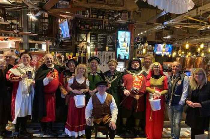 Very odd Gloucester pub tradition once again raises valuable money for charity