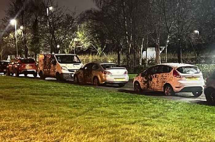 Cars on Stoke-on-Trent estate left covered in mud after grass 'churned up'