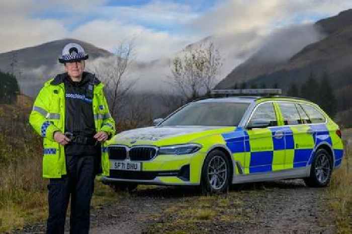 Hero cop almost died rescuing stranded motorists as storms battered Scotland