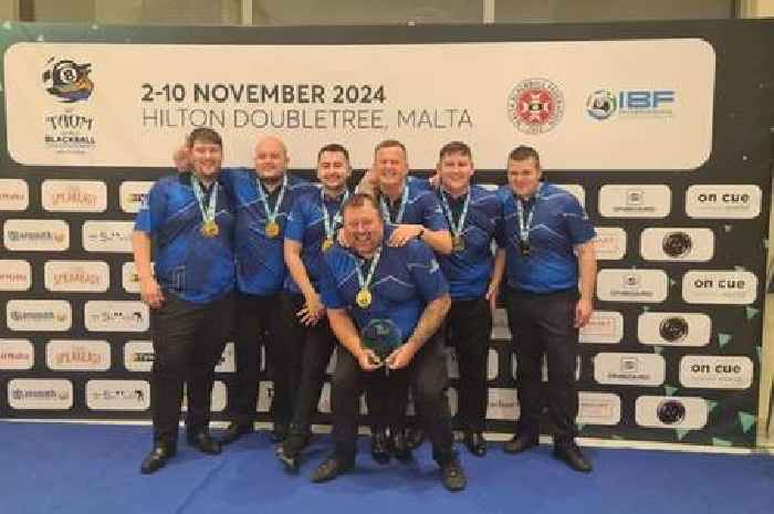 Larkhall pool star Scott Gillespie on top of the world after Scotland glory at Blackball Championships