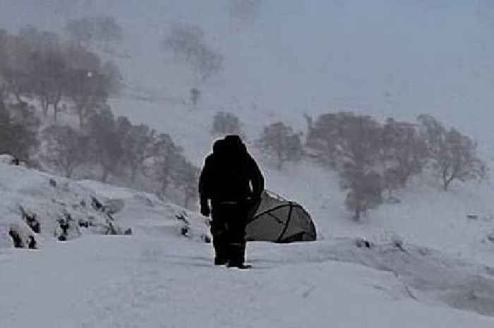 Scots hill walker stuck in collapsed tent overnight as Storm Bert battered country